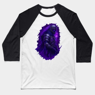 "Warrior of the Night: A Magical Warrior Embracing Splendor" Baseball T-Shirt